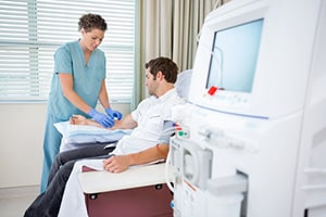 Patient Getting Dialysis